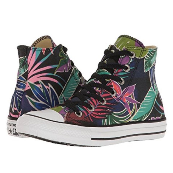 Converse Chuck Taylor All Star HI Unisex Shoes Fuchsia Glow/ Menta/ White - Picture 2 of 13